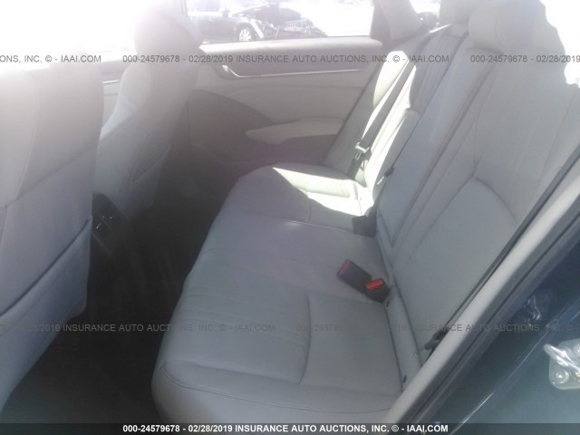 1HGCV1F58JA100416 - 2018 HONDA ACCORD EXL Mavi foto 8