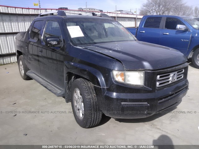 2HJYK16576H523635 - 2006 HONDA RIDGELINE RTL BLACK photo 1