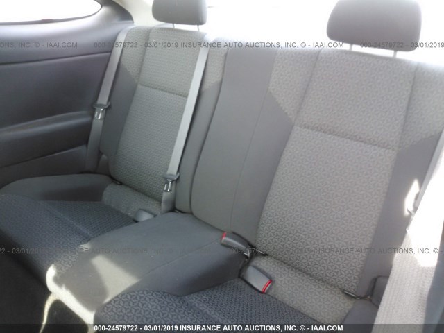 1G2AL15F977123722 - 2007 PONTIAC G5 RED photo 8