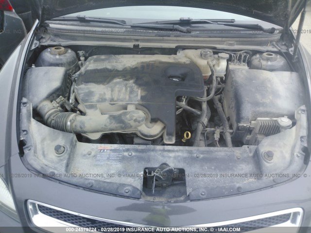 1G1ZC5EU1CF365630 - 2012 CHEVROLET MALIBU 1LT 灰色 照片 10