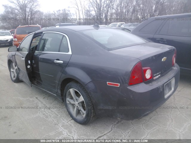 1G1ZC5EU1CF365630 - 2012 CHEVROLET MALIBU 1LT 灰色 照片 3
