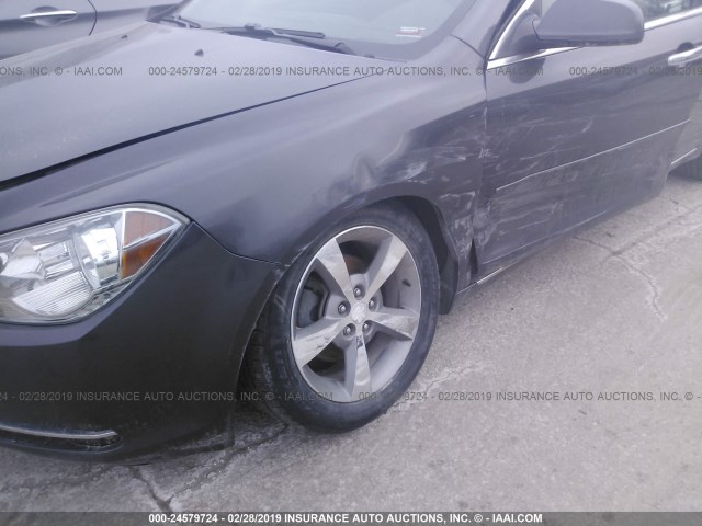1G1ZC5EU1CF365630 - 2012 CHEVROLET MALIBU 1LT 灰色 照片 6