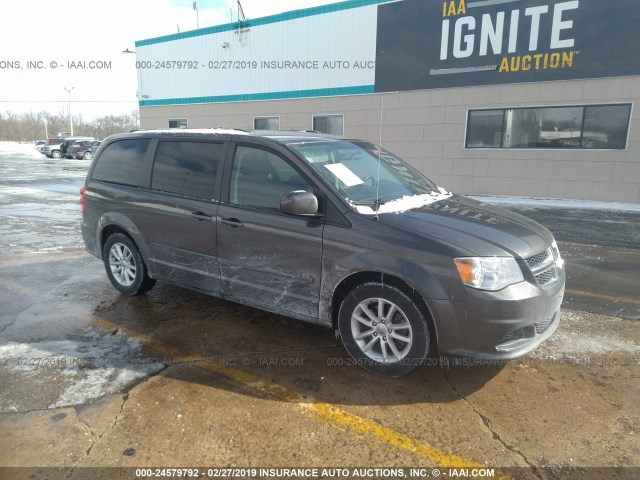 2C4RDGCGXFR533145 - 2015 DODGE GRAND CARAVAN SXT GRAY photo 1