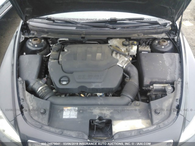 1G1ZG5E75CF122787 - 2012 CHEVROLET MALIBU LTZ შავი ფოტო 10