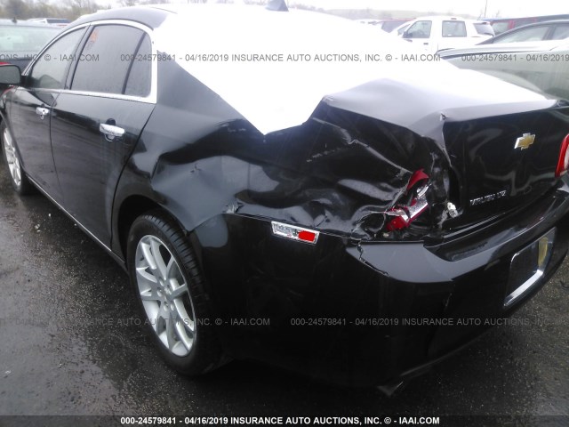 1G1ZG5E75CF122787 - 2012 CHEVROLET MALIBU LTZ შავი ფოტო 6