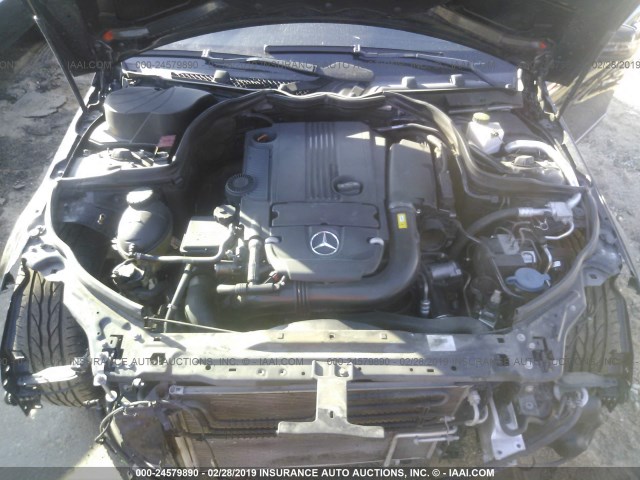 WDDGF4HB8DA777428 - 2013 MERCEDES-BENZ C 250 BLACK photo 10