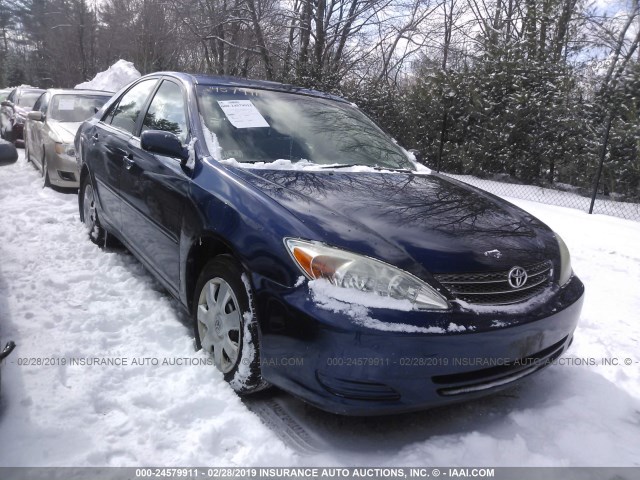 4T1BE32K23U247913 - 2003 TOYOTA CAMRY LE/XLE/SE Dark Blue photo 1