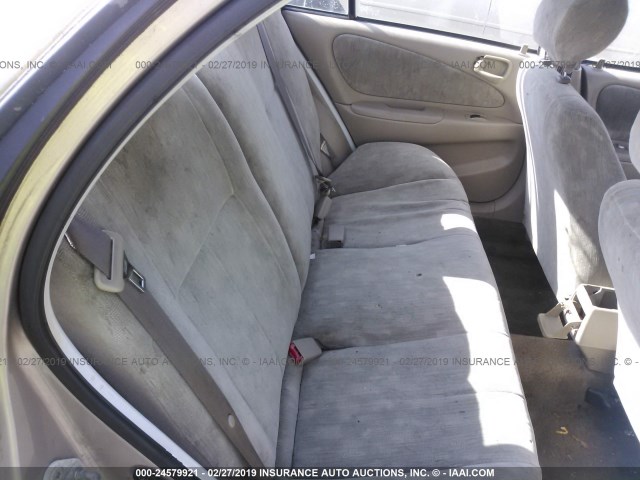 2T1BR18E2WC011259 - 1998 TOYOTA COROLLA VE/CE/LE 银色 照片 8