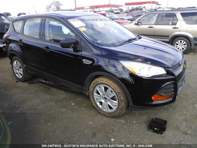 1FMCU0F73GUB52343 - 2016 FORD ESCAPE S BLACK photo 1