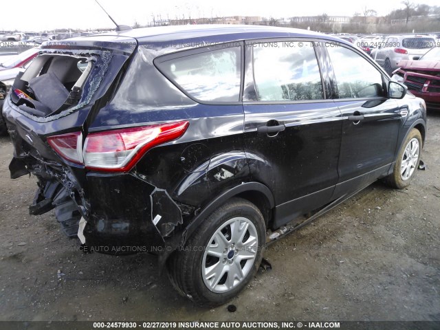 1FMCU0F73GUB52343 - 2016 FORD ESCAPE S BLACK photo 4