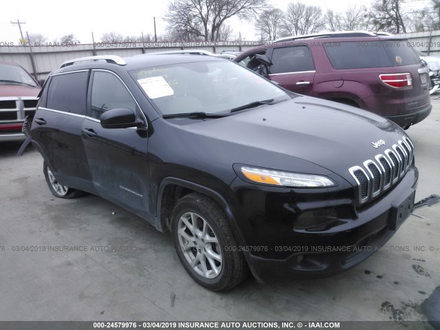 1C4PJLCS2GW217020 - 2016 JEEP CHEROKEE LATITUDE BLACK photo 1