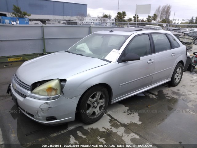 1G1ZU64805F134907 - 2005 CHEVROLET MALIBU MAXX LT SILVER photo 2