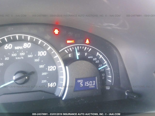 4T4BF1FKXDR285067 - 2013 TOYOTA CAMRY L/SE/LE/XLE 红色 照片 7