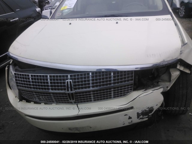 2LMDU88C38BJ19383 - 2008 LINCOLN MKX CREAM photo 6