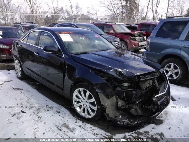 1G6AH5RX9H0189708 - 2017 CADILLAC ATS LUXURY Dark Blue photo 1