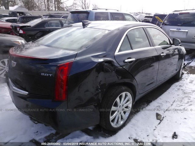 1G6AH5RX9H0189708 - 2017 CADILLAC ATS LUXURY Dark Blue photo 4