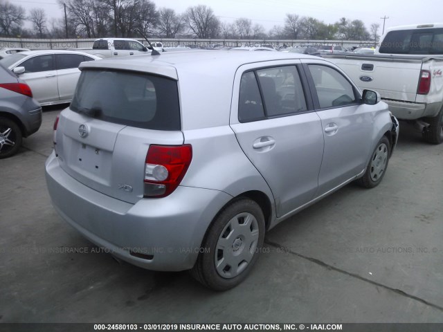 JTKKU10469J039262 - 2009 TOYOTA SCION XD SILVER photo 4