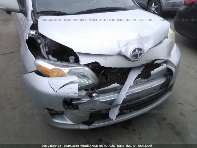 JTKKU10469J039262 - 2009 TOYOTA SCION XD SILVER photo 6