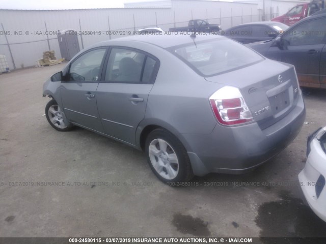 3N1AB61E07L651950 - 2007 NISSAN SENTRA 2.0/2.0S/2.0SL GRAY photo 3