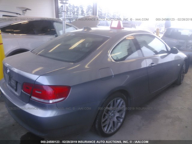 WBAWV53597P077657 - 2007 BMW 328 XI SULEV GRAY photo 4