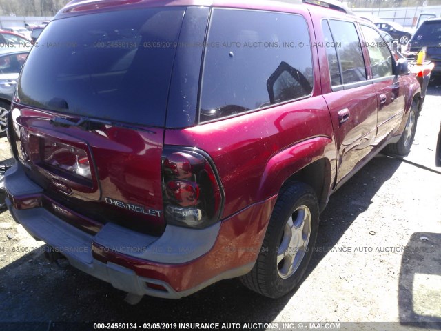 1GNES16S946196898 - 2004 CHEVROLET TRAILBLAZER EXT LS/EXT LT RED photo 4