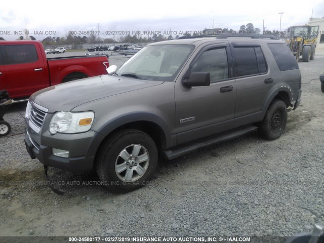 1FMEU73E56UA11583 - 2006 FORD EXPLORER XLT TAN photo 2