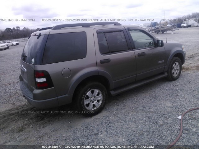 1FMEU73E56UA11583 - 2006 FORD EXPLORER XLT TAN photo 4