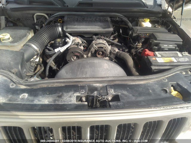 1J8HG48K66C263539 - 2006 JEEP COMMANDER 金色 照片 10