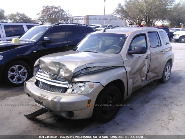 3GNDA13D58S641689 - 2008 CHEVROLET HHR LS Dorado foto 2