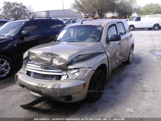 3GNDA13D58S641689 - 2008 CHEVROLET HHR LS Dorado foto 6