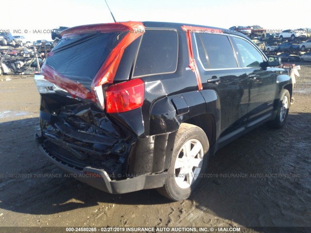 2GKALMEK4D6149557 - 2013 GMC TERRAIN SLE BLACK photo 4