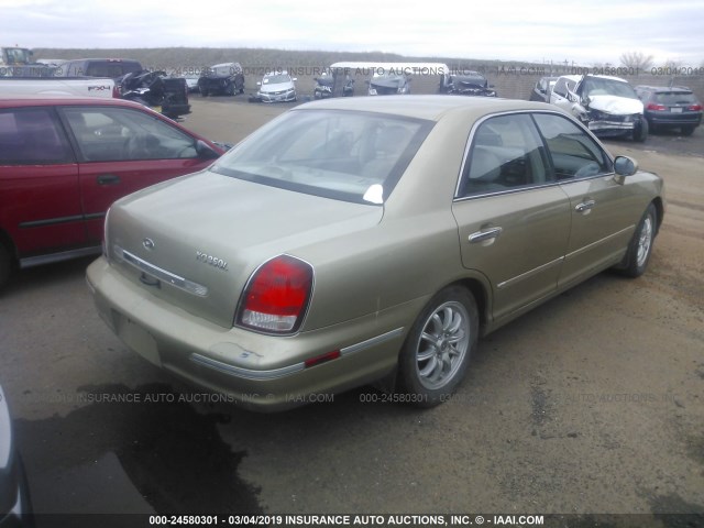 KMHFU45E92A212950 - 2002 HYUNDAI XG 350 GOLD photo 4