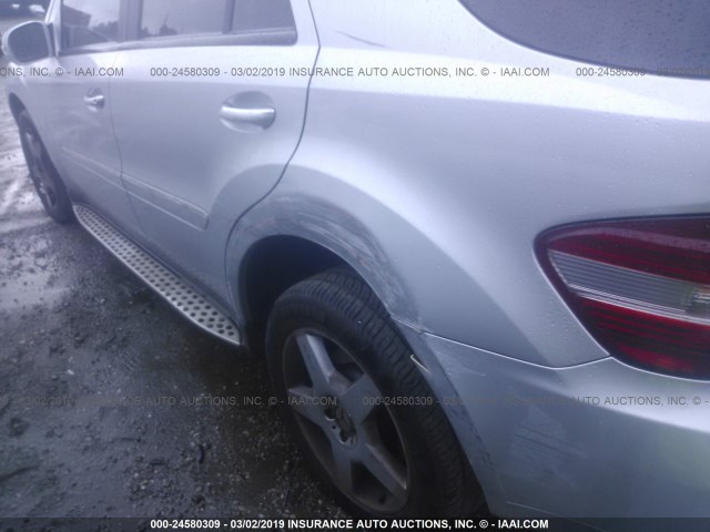 4JGBB72EX8A298255 - 2008 MERCEDES-BENZ ML 550 SILVER photo 6