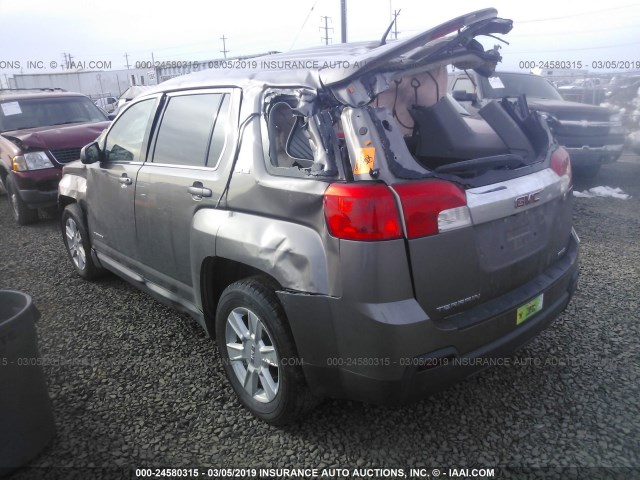 2CTFLCEW8A6266525 - 2010 GMC TERRAIN SLE GRAY photo 3