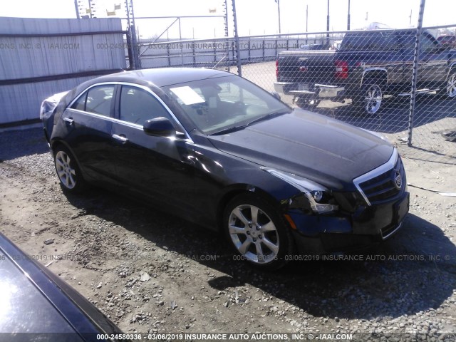 1G6AA5RA8E0135666 - 2014 CADILLAC ATS BLACK photo 1