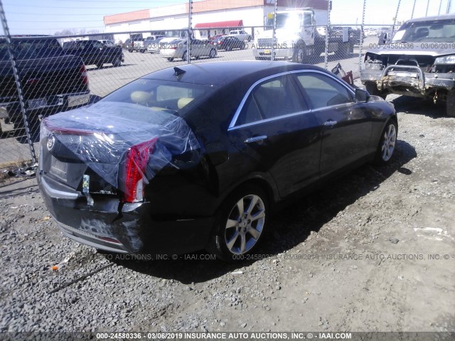 1G6AA5RA8E0135666 - 2014 CADILLAC ATS BLACK photo 4