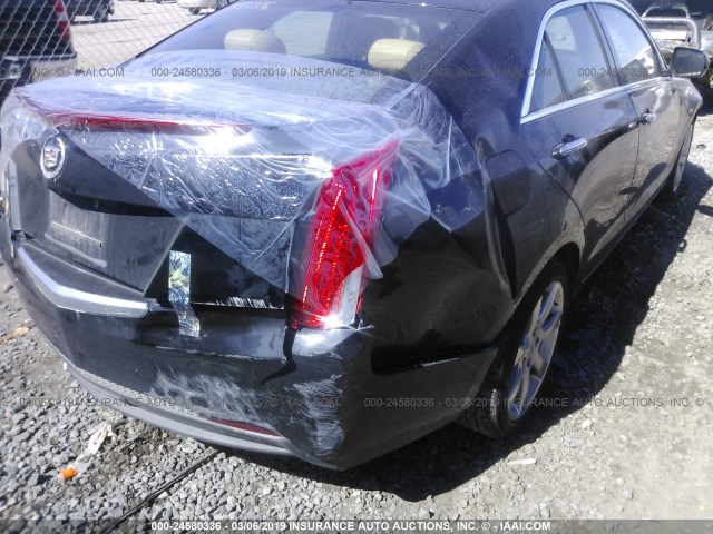 1G6AA5RA8E0135666 - 2014 CADILLAC ATS BLACK photo 6