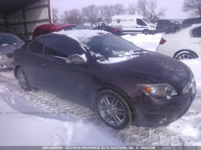 JTKDE177850044999 - 2005 TOYOTA SCION TC იასამნისფერი ფოტო 1