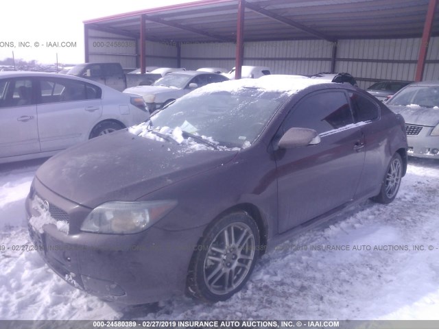 JTKDE177850044999 - 2005 TOYOTA SCION TC იასამნისფერი ფოტო 2