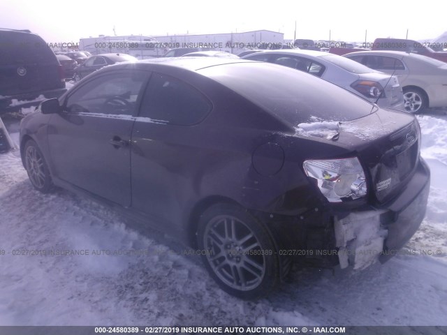 JTKDE177850044999 - 2005 TOYOTA SCION TC იასამნისფერი ფოტო 3