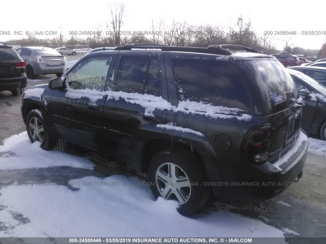 1GNDT13S162135312 - 2006 CHEVROLET TRAILBLAZER LS/LT BLACK photo 3