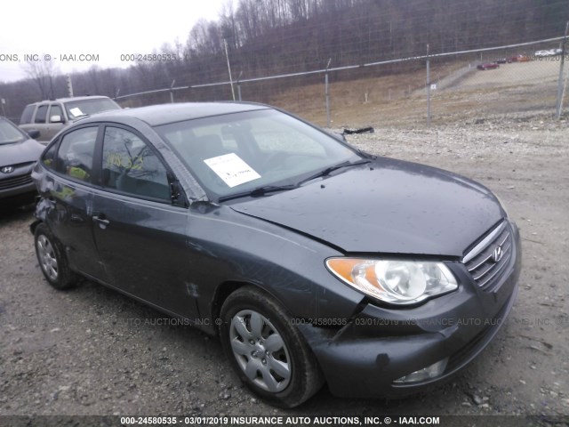 KMHDU46D29U608840 - 2009 HYUNDAI ELANTRA GLS/SE GRAY photo 1