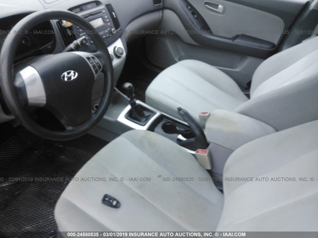 KMHDU46D29U608840 - 2009 HYUNDAI ELANTRA GLS/SE GRAY photo 5