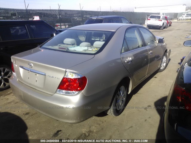 4T1BE32K46U142228 - 2006 TOYOTA CAMRY LE/XLE/SE GOLD photo 4