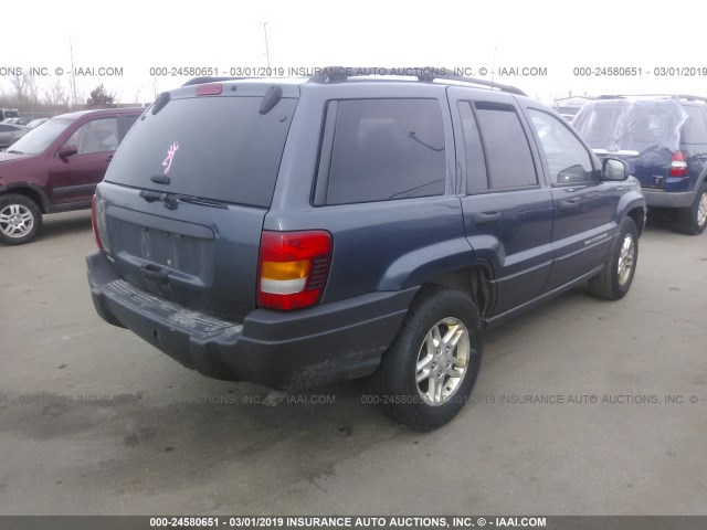 1J4GW48S04C154653 - 2004 JEEP GRAND CHEROKEE LAREDO/COLUMBIA/FREEDOM 蓝色 照片 4