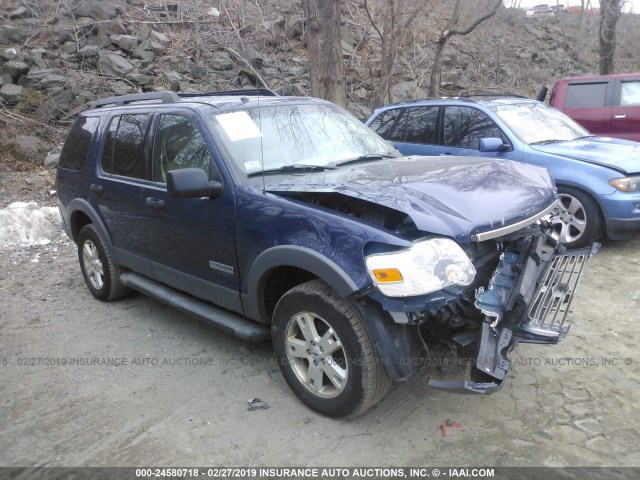 1FMEU73E36UB31401 - 2006 FORD EXPLORER XLT Navy photo 1