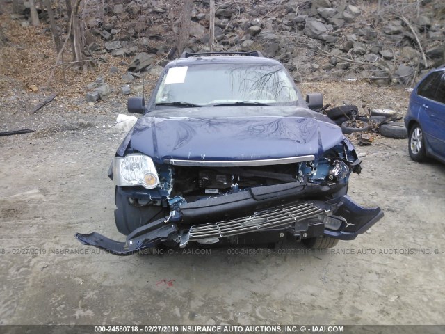 1FMEU73E36UB31401 - 2006 FORD EXPLORER XLT Navy photo 6