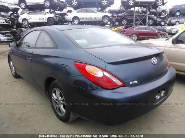 4T1CE38P76U745214 - 2006 TOYOTA CAMRY SOLARA SE/SLE BLUE photo 3