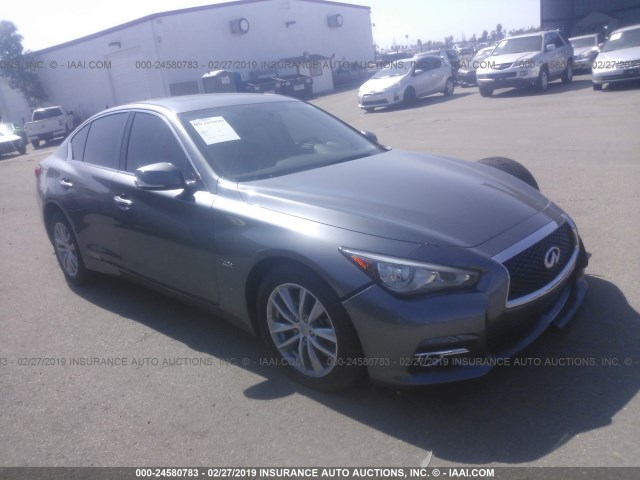 JN1CV7AP8HM642234 - 2017 INFINITI Q50 PREMIUM GRAY photo 1