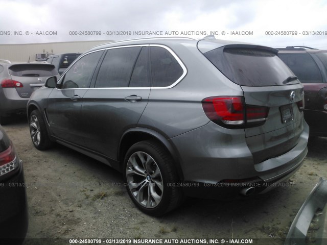 5UXKR2C39H0X04949 - 2017 BMW X5 SDRIVE35I GRAY photo 3